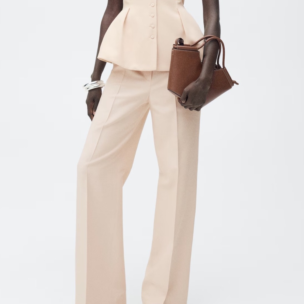 Mango Pale Pink Slacks